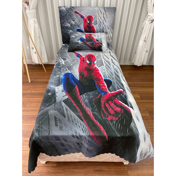 Spiderman Örümcek Adam Çocuk Odası Yatak Örtüsü